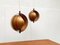 Mid-Century Moon Lamps in Teak Wood, 1960s, Set of 2 32