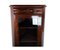 Antiker Late Empire Eckschrank aus Mahagoni mit Regalen, 1840er 4