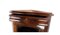 Antiker Late Empire Eckschrank aus Mahagoni mit Regalen, 1840er 2