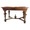 Danish Walnut Sideboard / Desk with Carvings, 1880s 1