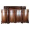 Late Empire Mahogany Sideboard with a Curved Front, 1840s 1