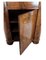 Antique North German Late Empire Polished Mahogany Corner Cabinet 6