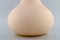 Drop-Shaped Vase in Delicate Pink Mouth-Blown Art Glass, Image 7
