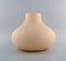 Drop-Shaped Vase in Delicate Pink Mouth-Blown Art Glass, Image 2