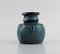 Vase aus glasiertem Steingut von Svend Hammershøi für Kähler, Denmark 3