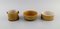 Relief Bowls in Glazed Stoneware by Jens H. Quistgaard for Bing & Grondahl, Set of 3 2