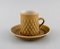 Relief Coffee Cups With Saucers by Jens H. Quistgaard for Bing & Grondahl, Set of 28, Image 4