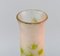 Große Vase aus grünem Milchglas von Emile Gallé 7