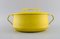 Danish Lidded Pot in Bright Yellow Enamel by Jens H. Quistgaard 2