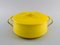 Danish Lidded Pot in Bright Yellow Enamel by Jens H. Quistgaard, Image 4