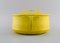 Danish Lidded Pot in Bright Yellow Enamel by Jens H. Quistgaard, Image 3