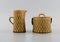 Relief Tea Service in Glazed Stoneware by Jens H. Quistgaard for Bing & Grondahl, Set of 20 6