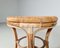 Bamboo and Cane Stools, Italy, 1960s, Set of 4 7