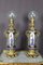 Porcelain & Golden Bronze Lamps, Set of 2 11