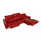 Red Hukla Leather Sofa with Electric Function 3