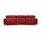 Red Hukla Leather Sofa with Electric Function 9