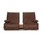 Brown Epos 2 Two-Seater Couch with Relax Function from Koinor 1