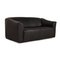 Black Leather Ds 47 Two-Seater Couch from de Sede, Image 5