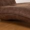 Brown Epos 2 Fabric Lounger with Relaxation Function from Koinor 4