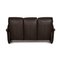 Brown Hukla Leather Three-Seater Couch with Relaxation Function 11