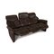 Braunes Hukla Leder Drei-Sitzer Sofa mit Entspannungsfunktion 3
