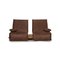 Brown Epos 2 Fabric Two Seater Recliner with Relax Function from Koinor, Set of 2 14