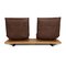 Fauteuil 2 Places Epos en Tissu Marron avec Fonction Relax de Koinor, Set de 2 16