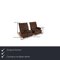 Brown Epos 2 Fabric Two Seater Recliner with Relax Function from Koinor, Set of 2 3