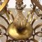 Goldener Kronleuchter aus Bronze 6