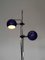 Stehlampe mit violettem Schirm, 1970er 2
