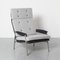 High Lounge Chair in Grey 1