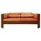 Mid-Century Modern Zelda Sofa in Cognac Leather by Sergio Asti for Poltronova 1