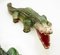 Italienische Keramik Krokodil Skulptur 5