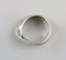 Modernist Ring in Sterling Silver by Vivianna Torun Bülow-Hübe for Georg Jensen 5
