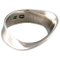 Modernistischer Ring aus Sterling Silber von Vivianna Torun Bülow-Hübe für Georg Jensen 1