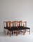 Benedikte Dining Chairs in Mahogany by Ole Wanchen for A.J. Iverse, 1942, Set of 6 3
