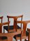 Benedikte Dining Chairs in Mahogany by Ole Wanchen for A.J. Iverse, 1942, Set of 6 6