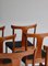 Benedikte Dining Chairs in Mahogany by Ole Wanchen for A.J. Iverse, 1942, Set of 6, Image 6