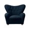 Blue Sahco Zero The Tired Man Lounge Chairs from by Lassen, Set of 4 2