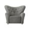 Grey Hallingdal The Tired Man Lounge Chair from by Lassen 2