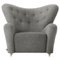 Grey Hallingdal The Tired Man Lounge Chair from by Lassen 1