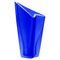 Große blaue Arrow Vase von Purho 1