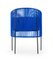 Blue Caribe Dining Chair by Sebastian Herkner, Set of 4 5