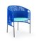 Blue Caribe Dining Chair by Sebastian Herkner, Set of 4, Image 2
