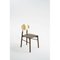 Vergoldeter Buchenholz Stuhl mit Gestell aus gebeiztem Buchenholz von Colé Italia, 2er Set 2