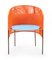 Chaise de Salle à Manger Caribe Orange Menthe par Sebastian Herkner, Set de 4 3