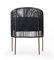 Black Caribe Dining Chair by Sebastian Herkner, Set of 2, Image 4
