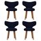 Kvadrat / Hallingdal & Fiord WNG Stühle von Mazo Design, 4er Set 2