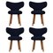 Kvadrat/Hallingdal & Fiord WNG Chairs by Mazo Design, Set of 4 1