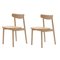 Natural Oak 1 Klee Chairs by Sebastian Herkner, Set of 2 2